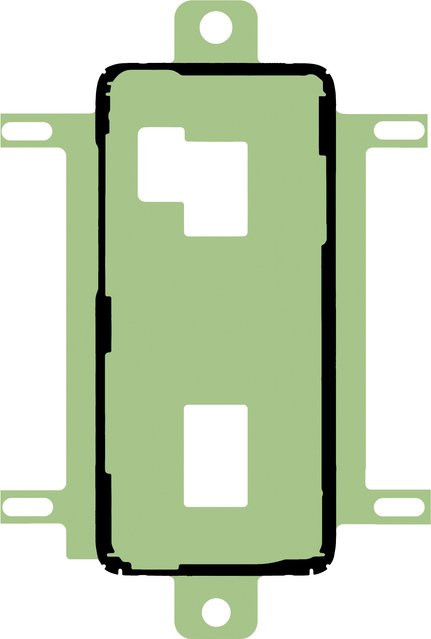 Samsung Klebstoff für Akkudeckel Galaxy S20 5G G981 und S20 G980 Service Pack GH02-19996A - Bild 1