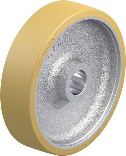 Blickle Schwerlast-Antriebsrad GVUN 302/50H7 in Silber und Gelb mit 300 mm Durchmesser und 2100 kg Tragfähigkeit - Bild 1