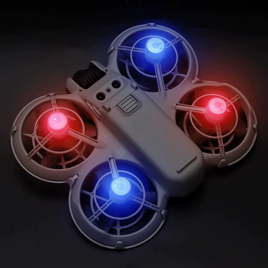 DJI Neo2 Mini Stroboskoplicht Set mit farbigen LED-Nachtnavigationslichtern für Drohnen-Zubehör in Multicolor - Bild 4