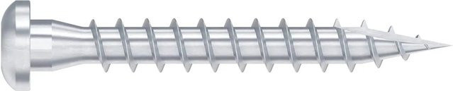 Simpson CSA-Schrauben aus Edelstahl A4 in Silber, Torx, Durchmesser: 5 mm, Länge: 40 mm, 250 Stück - Bild 1