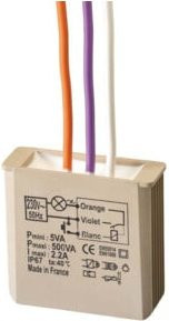 Grothe Dimmer UP Taster MTV500E für 3-500W 230V Wanddimmer zur Unterputzmontage - Bild 1