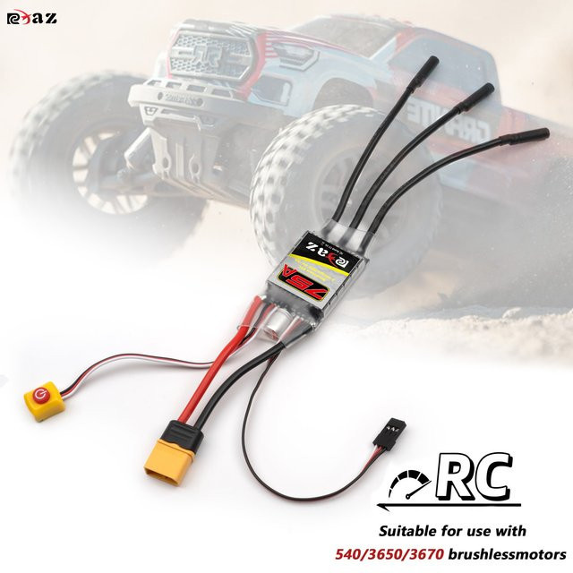 RCXAZ RC 75A Bürstenloser ESC Elektronischer Geschwindigkeitsregler - Bild 1