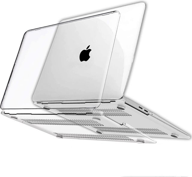 NMEGOU Transparente Hartschale Laptop-Hülle für MacBook Air und MacBook Pro, Schutzhülle Zubehör - Bild 1