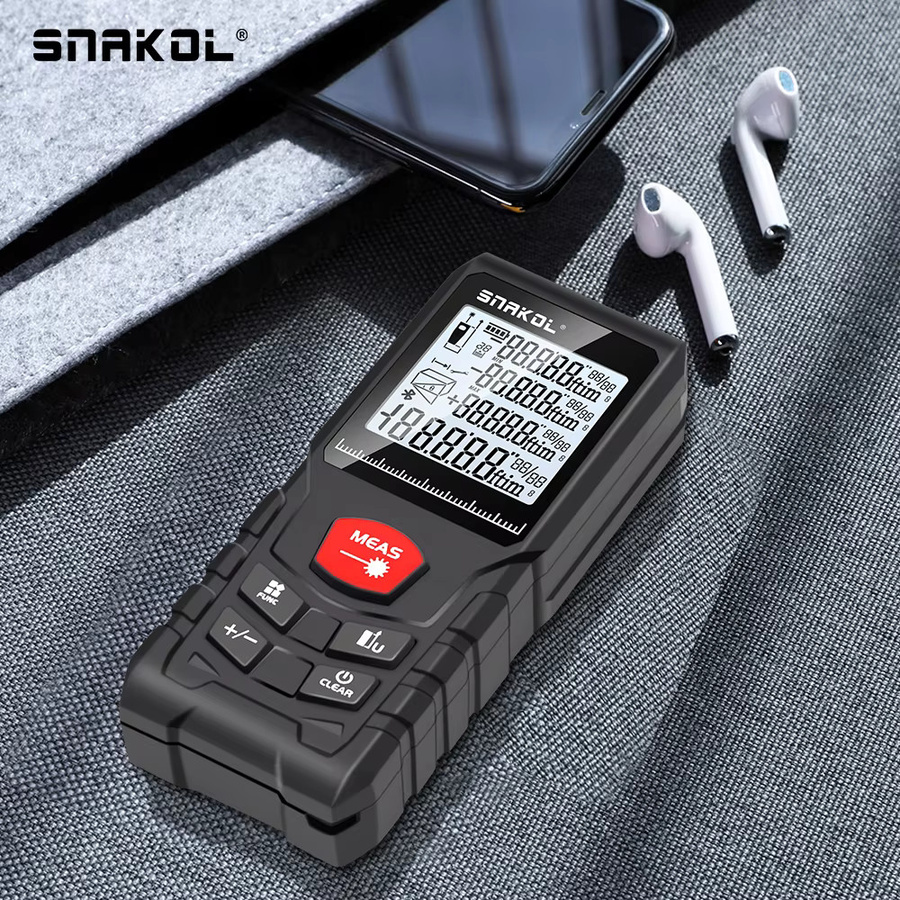Snakol Professioneller Laser-Entfernungsmesser in Schwarz - Bild 2