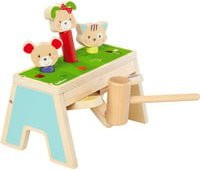 Eichhorn Klopfspiel Pop Up Geschicklichkeitsspiel aus Holz in Bunt / Mehrfarbig - Bild 1