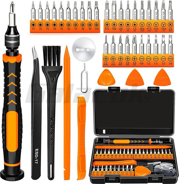 Galacok Präzisions-Schraubendreher-Set multifunktionales Reparatur-Werkzeugset für Elektronik, MacBook, PC und Uhren - Bild 1