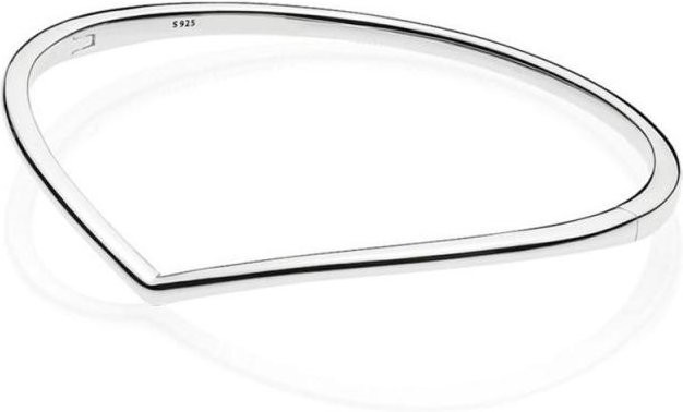 Wucifang Jewelry Armband, 925 Sterling Silber, Herz, Kristall, Damen, 17,5 cm - Bild 1