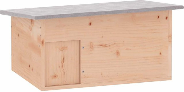 Igelhaus aus Fichtenholz von VD Home Furnishing in Braun, B/T/H: 45 x 33 x 22 cm - Bild 1