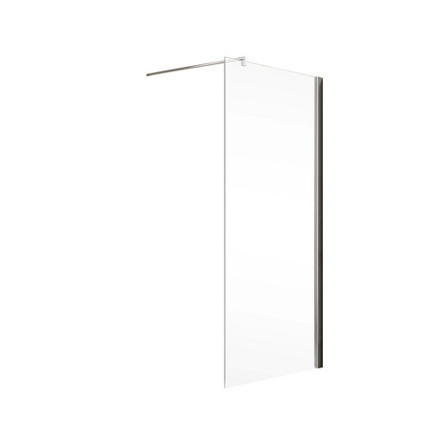 Schulte MasterClass Duschwand Walk-In Ecke, Glas, silberfarben, B: 80 cm, H: 200 cm - Bild 2