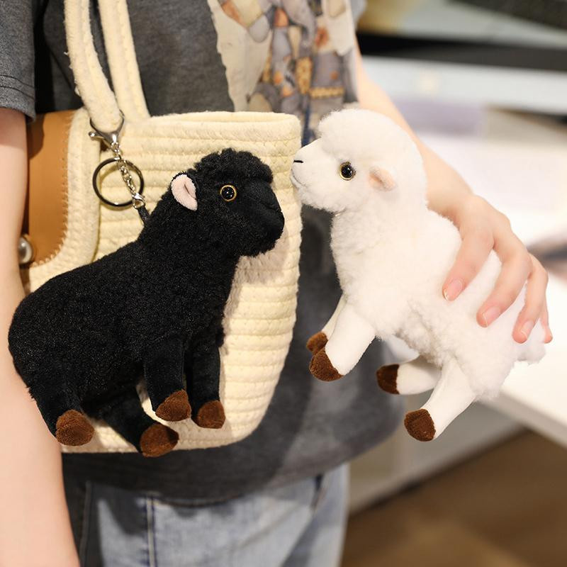 Bai Fen Bai Toys Schaf Plüschtier Weiß Schwarz - Bild 1