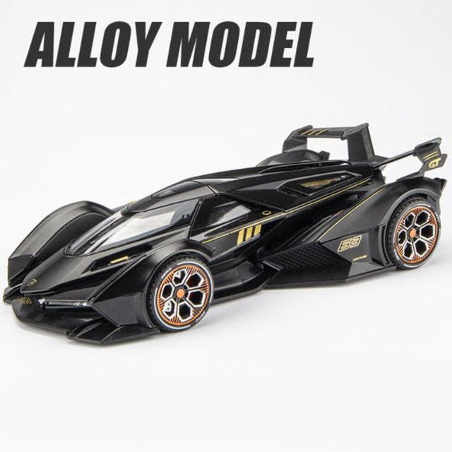 Linyi toy car Lambor V12 Sportwagen Modell, Metall, 1:24, ab 4 Jahren - Bild 1