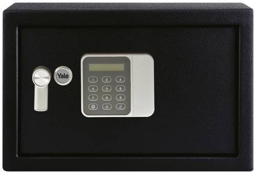 Yale YSG/250/DB2 Elektronischer Tresor mit Zahlenschloss und Schlüsselschloss in Schwarz - Bild 1