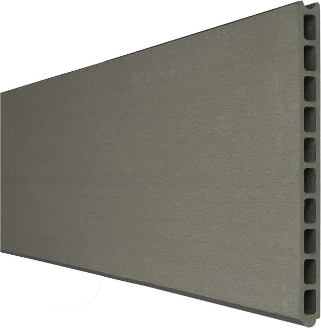 GroJa Solid Grande Einzelprofil Steckzaun in Grau, B/H: 180 x 253 cm - Bild 1