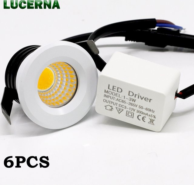KPS Lucerna LED Mini Spot Deckeneinbauleuchte für Zuhause und Flurschränke - Bild 1