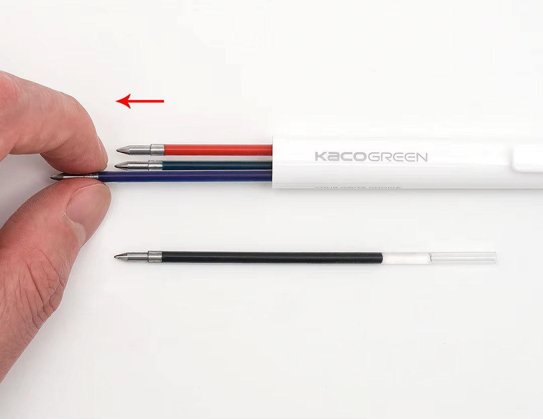 Kaco 4-in-1 Multifunktions Gel Stift Multicolor mit 0,5 mm Spitze für Schule und Büro - Bild 2