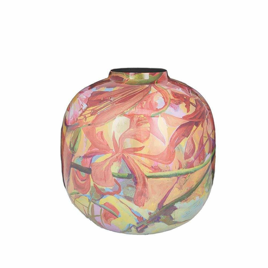House of Nature Vase Francis Sling Red Soul of Bloom mit Blumenmuster in Rot und Multicolour, Höhe: 30 cm - Bild 1