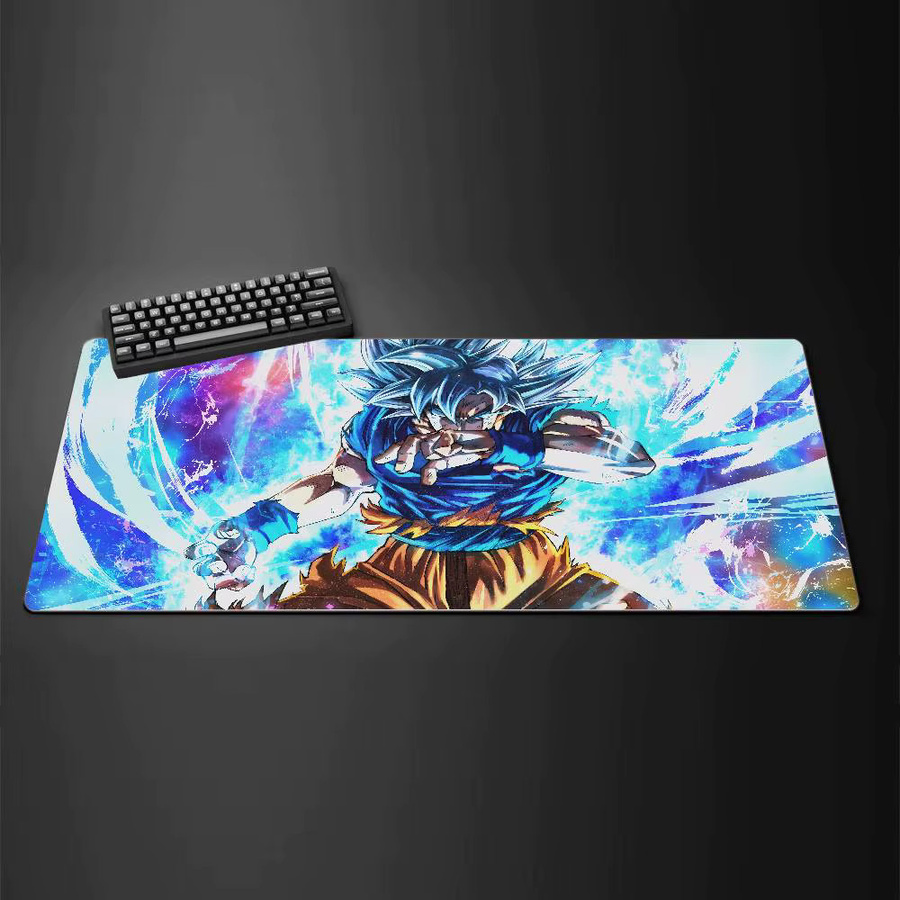 Bandai Dragon Ball Universe Seven Gaming-Mauspad, große Schreibtischunterlage aus Gummi in Multicolour mit genähtem Randdesign - Bild 3
