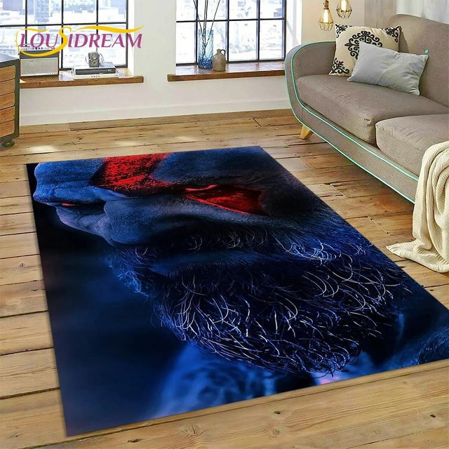 Karpetti God of War Kratos 3D Druckteppich für Wohnzimmer und Kinderzimmer B/B: 40 x 60 cm - Bild 1