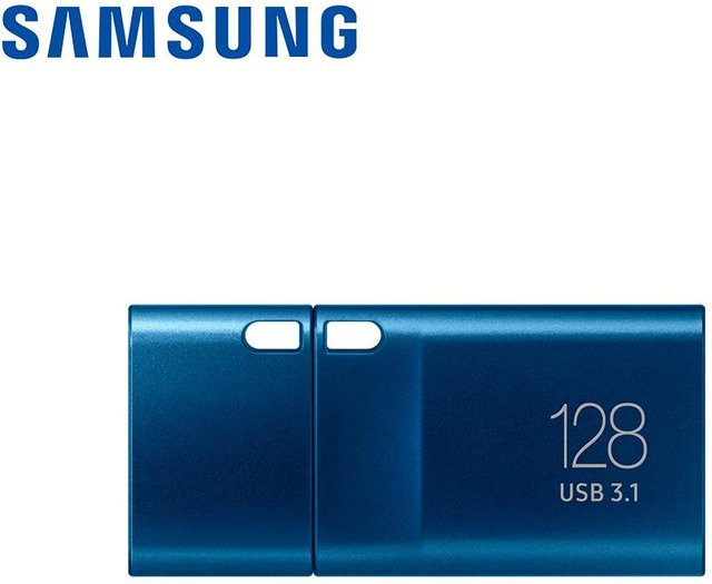 Samsung USB-C USB-Flash-Laufwerk 128GB USB 3.1 Pendrive in Blau - Bild 1
