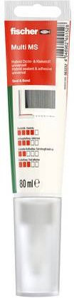 Fischer Dichtklebstoff MS-Polymer in Weiß, schimmelresistent, 80 ml - Bild 1