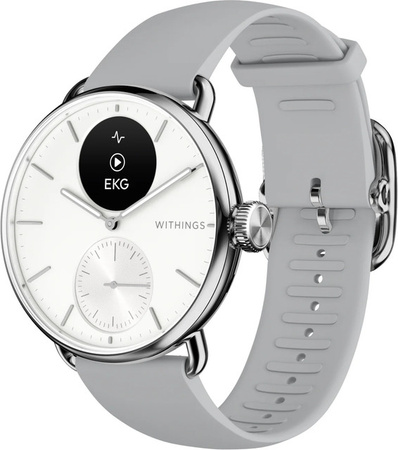 Withings Hybrid-Smartwatch, Weiß, Edelstahl, 38 mm, Unisex