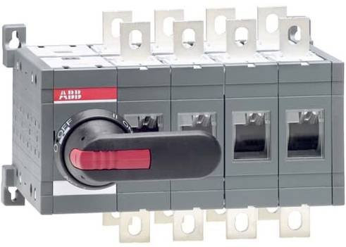 ABB Lastumschalter 4polig 400 A in Schwarz und Grau 1SCA022771R8680 - Bild 1