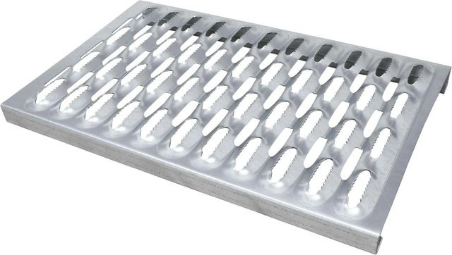 Daprona Laufrost Dach aus verzinktem Edelstahl in Silber, Breite: 60 cm - Bild 1
