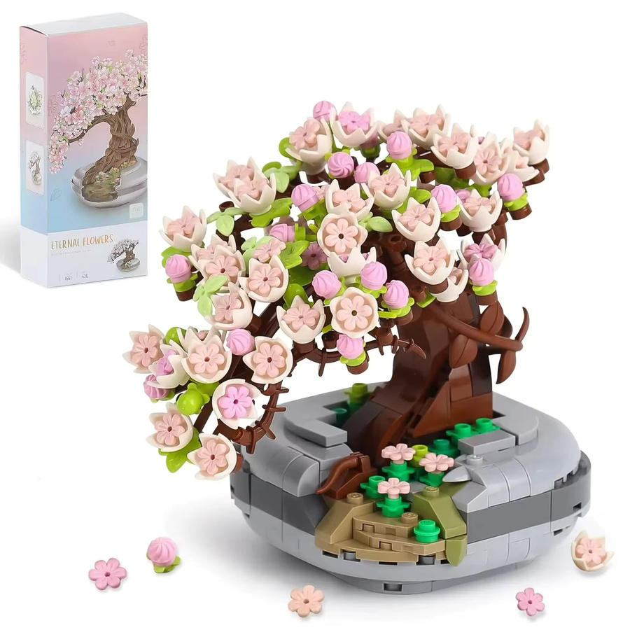 AMAZINGBLOKS Sakura Bonsai Bausteine, Kirschblütenbaum, Lernspielzeug - Bild 2