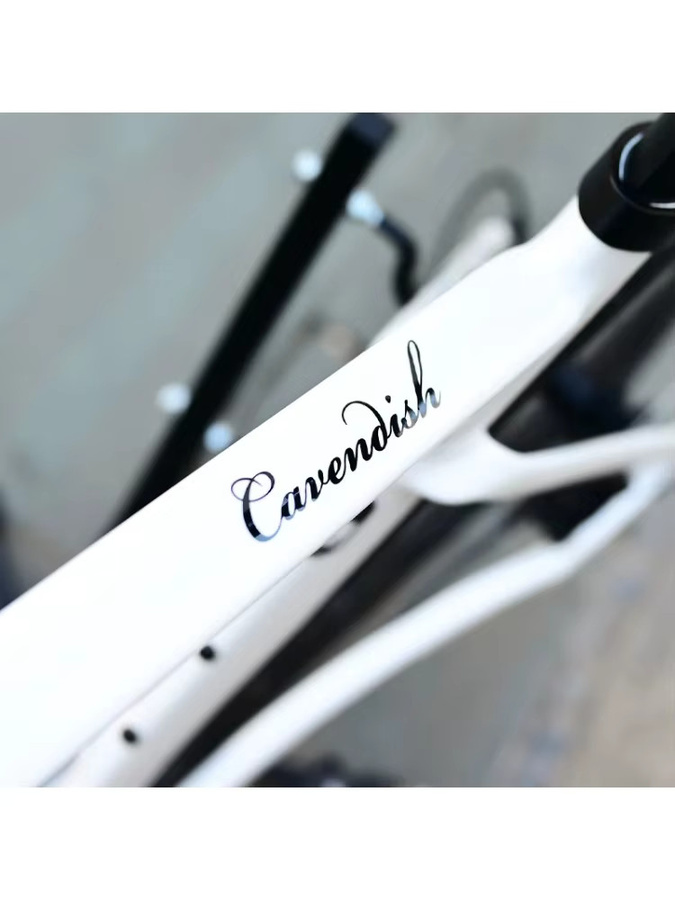 Wasserfester Schriftaufkleber im Signature-Handschrift-Stil für dein Rennrad oder Fahrrad in Schwarz - Bild 1