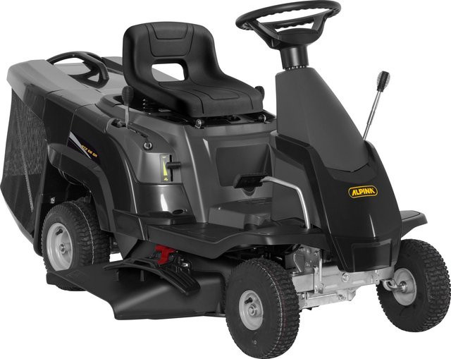 Alpina Garten Benzin Rasentraktor AT2 66 QA in Schwarz mit 3,6 kW und 66 cm Schnittbreite - Bild 1