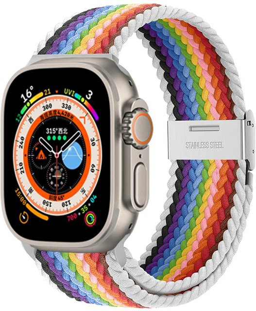 Uhrenarmband Geflochtenes Solo-Loop-Correa, Grau, Unisex - Bild 1