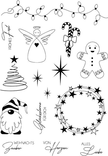 VBS Silikonstempel Weihnachtszauber - Bild 1