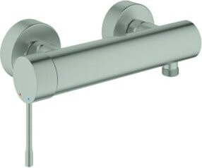 Grohe Essence Brause-Einhebelmischer mit Sprayfunktion in Silber (Brushed Steel) zur Wandmontage - Bild 1