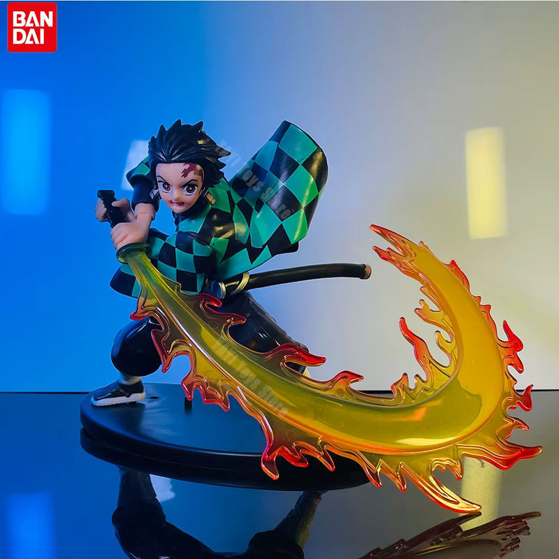 Bandai Anime Figur Demon Slayer Tanjiro Azuma Zenitsu Kyoujuro Mehrfarbig aus Kunststoff - Bild 2