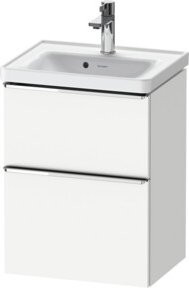 Duravit Waschtischunterschrank D-Neo Wandmontage Weiß Matt mit 1 Schublade B/T/H: 48,4 x 37,2 x 62,5 cm - Bild 1