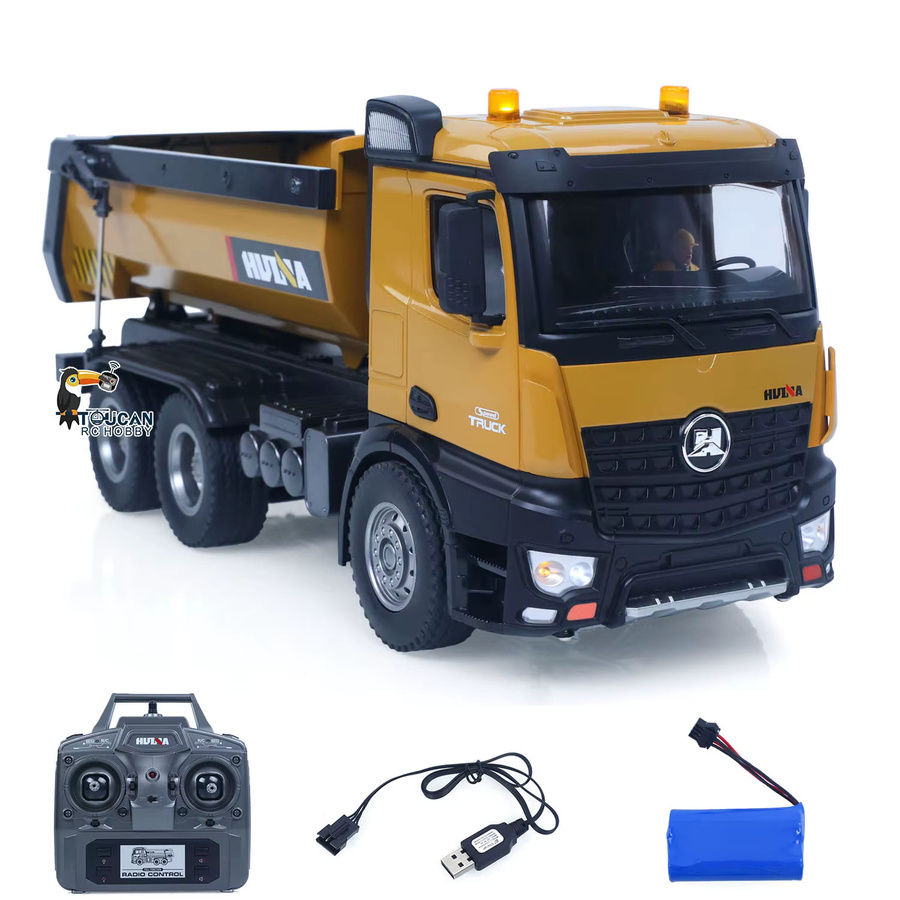 HUINA 573 Elektrischer RC-Muldenkipper, 1:14, mit Licht und Sound - Bild 3