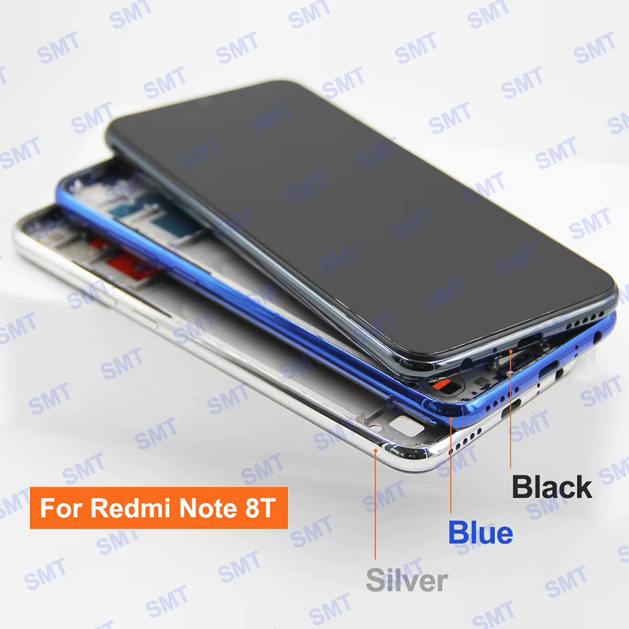 Xiaomi Redmi Note 8T Ersatz Display mit Touchscreen Digitizer Montage Panel in Schwarz, 6,3 Zoll IPS LCD - Bild 4