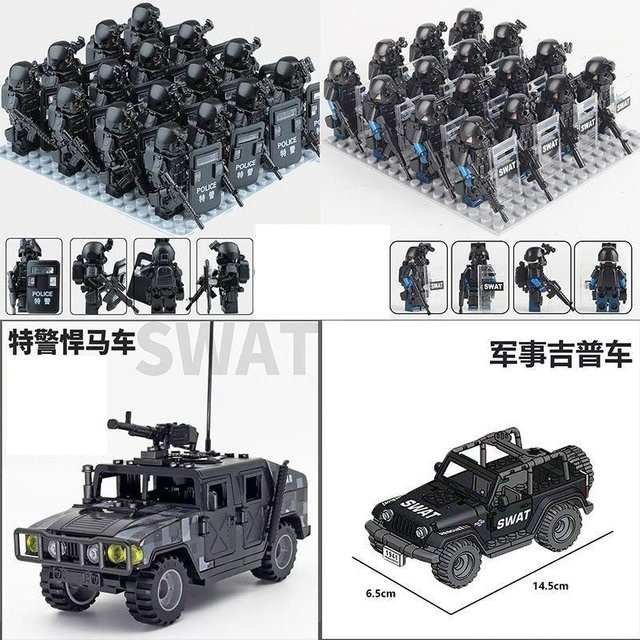 Riot Police Mini-Humanoide Puppe, Spezialeinheit Marine, ab 14 Jahren - Bild 1