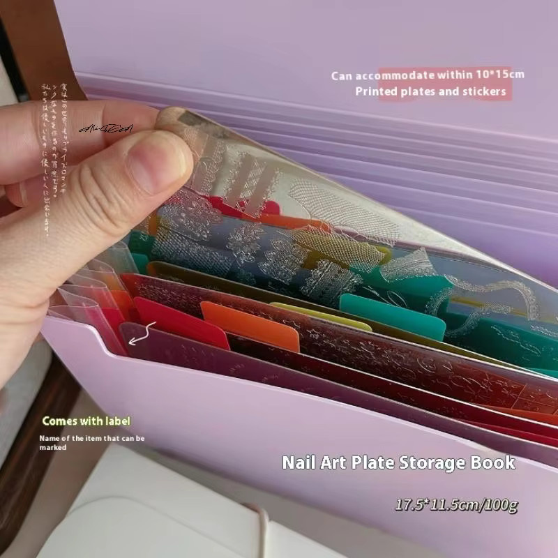 HNKMP Nagelfarben Display Stahlplatte, Purple - Bild 2