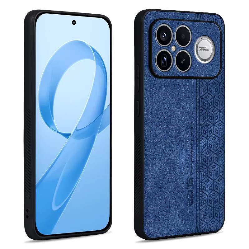 Luxuriöse Business Schutzhülle für Xiaomi POCO F8Pro F8Ultra F8 F7 Pro in Blau mit ultraweichem Rahmen - Bild 3