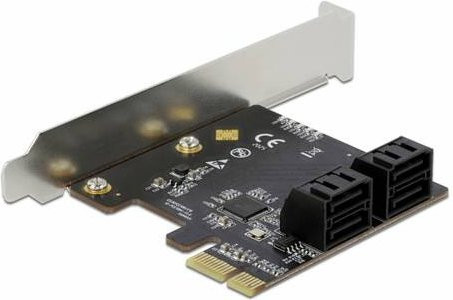 Delock SATA 6Gb/s Speicher-Controller PCIe 3.0 x2 RAID Controller Karte Schwarz - Bild 1