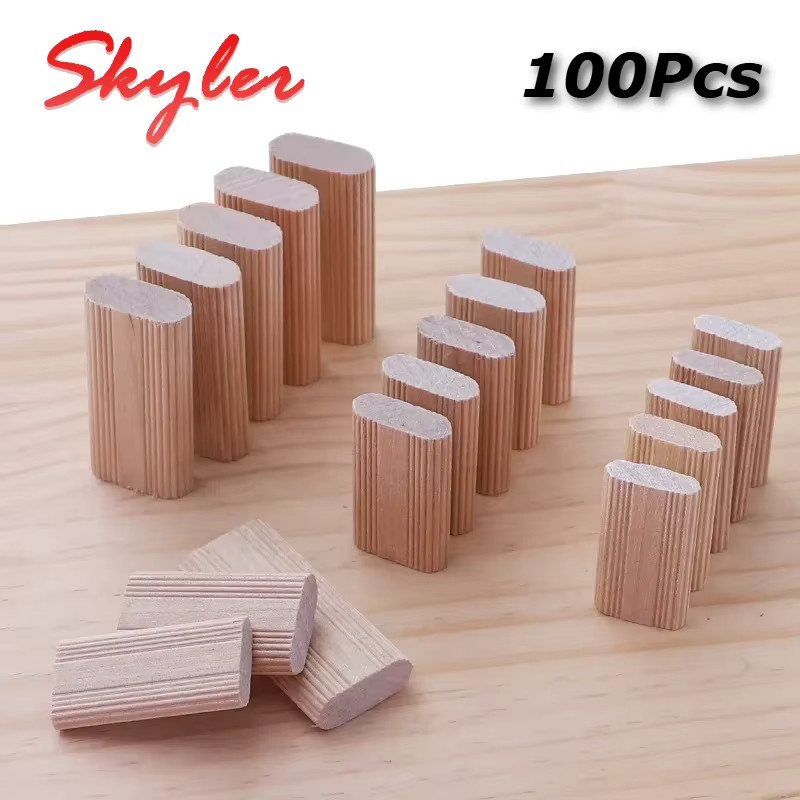 Festool Domino 100 Beutel Massivholz Streifen-Steckverbinder aus Buchenholz und Kork für die Holzbearbeitung und Möbelbau - Bild 2