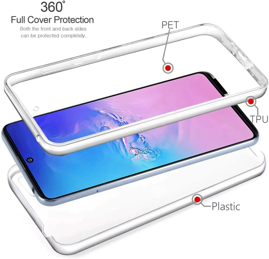 Transparente 360° Vollschutz Hülle für Samsung Galaxy A-Serie (A13 bis A73) - Bild 1