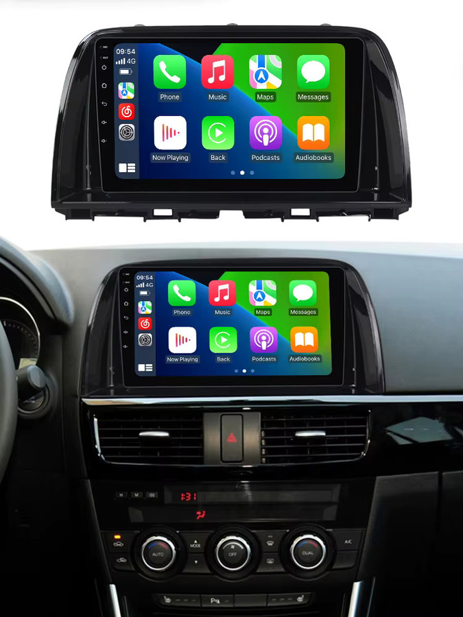 NAVIFANS Android 14 Auto Radio mit Carplay und GPS für Mazda CX5 2012-2015, Multimedia Player MP5 in Schwarz - Bild 6