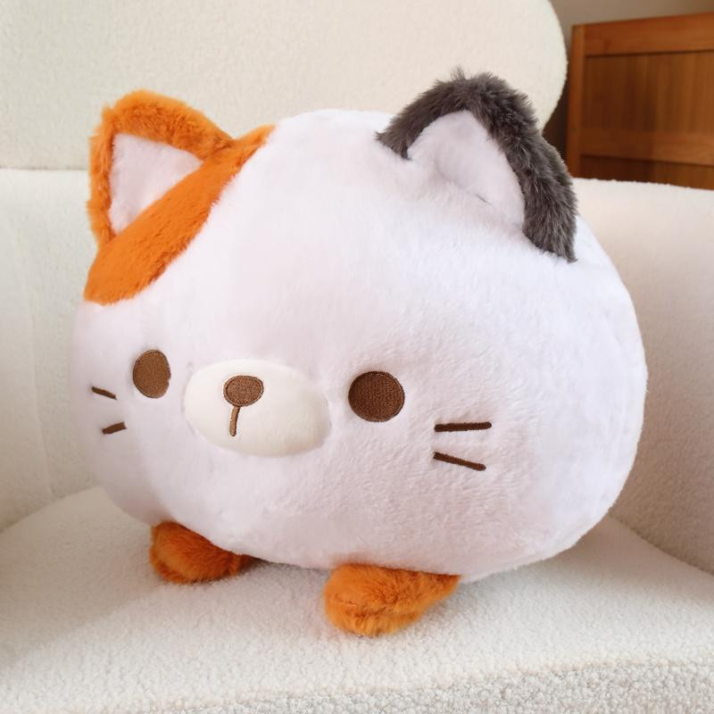 PUNIDAMAN Katze Plüschkissen, rund, 25cm - Bild 3