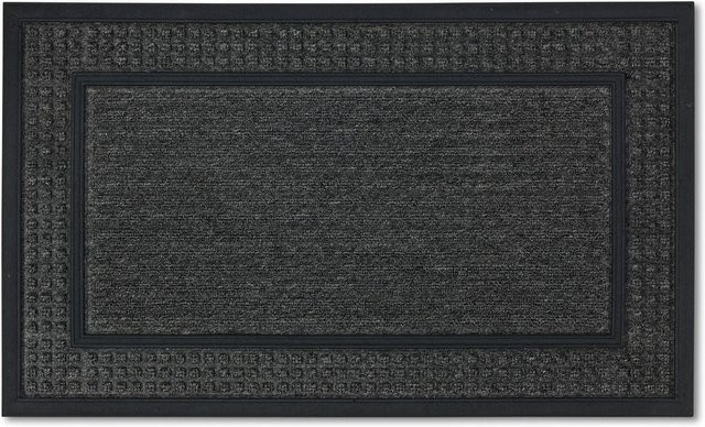 Astra Fußmatte Border Star Grau mit Sternen-Design aus Polypropylen B: 50 cm, T: 80 cm - Bild 3