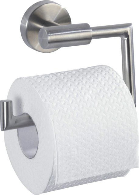 Wenko Toilettenpapierhalter Bosio aus Edelstahl in Silber, B/T/H: 10,5 x 15 x 6,5 cm - Bild 1