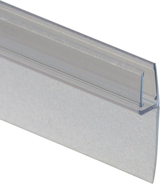 Schulte Universal Dichtleiste für Duschkabinen, transparent, Höhe: 2,1 cm, Länge: 200 cm - Bild 1