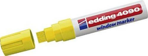 Edding Kreidemarker 4090 Neongelb mit 4 mm und 15 mm Strichstärke - Bild 1