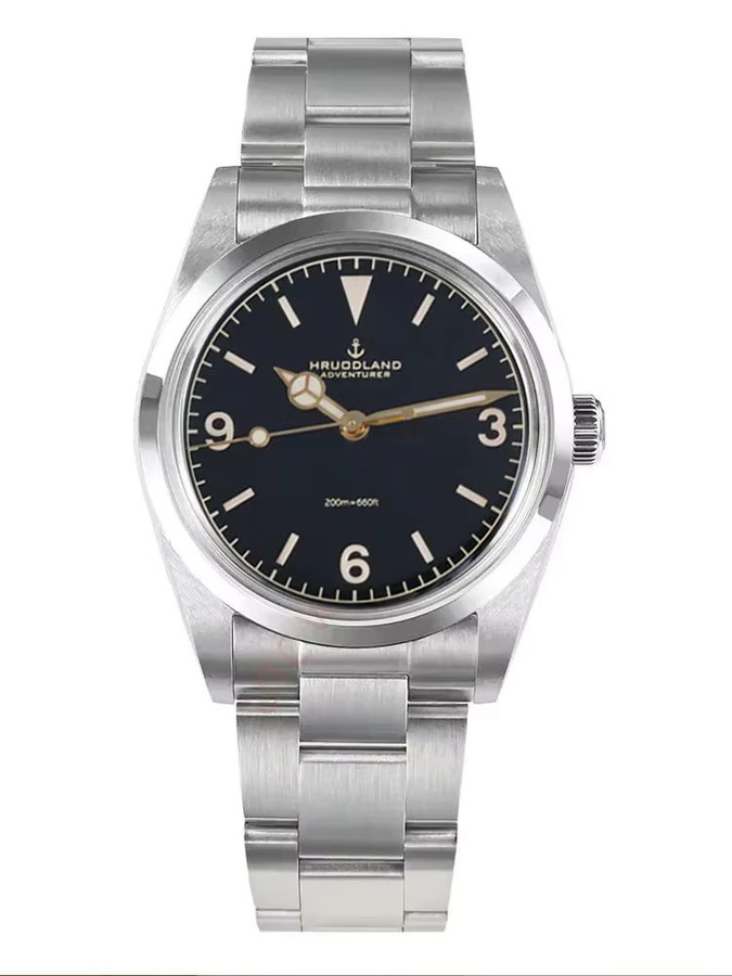 Hruodland Armbanduhr Automatik, Edelstahl, 36 mm, Herren - Bild 5